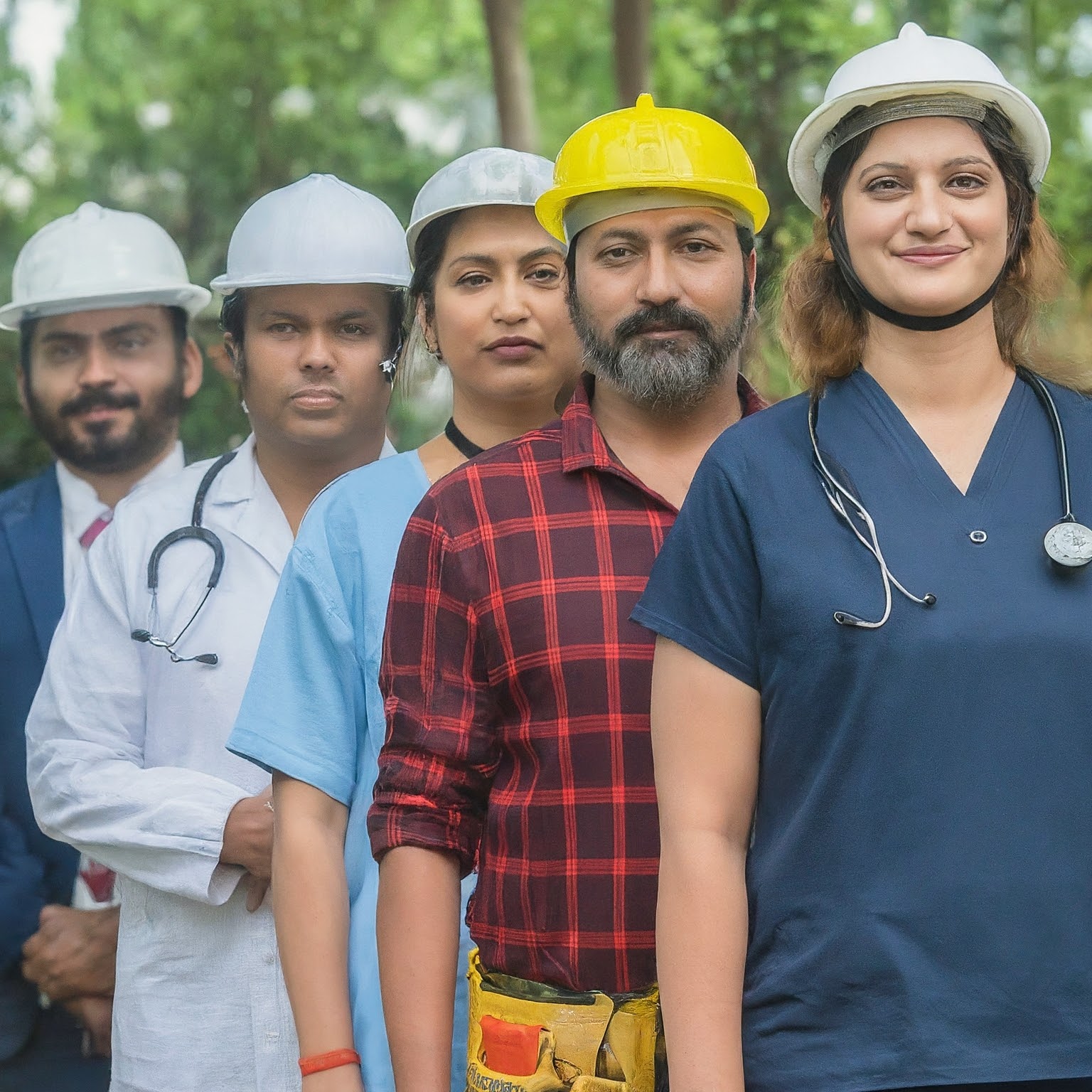 Indian Engineer labour Healthcare Staff